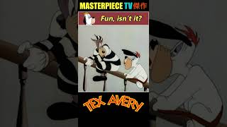 Droopys Sliding Down Stairs with McWolf 😄  Tex Avery ᴴᴰ [upl. by Tybald]