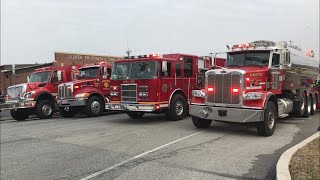 Tankers Responding To A 3rd Alarm Building Fire  Lower Providence [upl. by Cassie176]