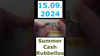 Tag 290 mit dem Rubbellos Summer Cash [upl. by Iadrahs]