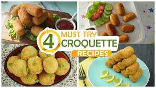 4 Must Try Croquette Recipes By Food Fusion [upl. by Acir219]