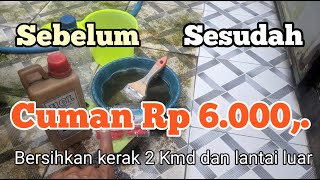 Cara mudah besihkan kerak pada keramik kamar mandi [upl. by Ahcsas]