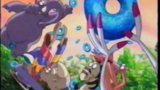 Kelloggs Fruit Loops Cereal Commercial  Tropical Berry Blue 1996 [upl. by Reiner]