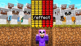 Minecraft Manhunt 1V3 But I Secretly Used EFFECT [upl. by Kathe]