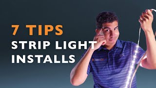 7 Tips To Keep In Mind When Installing LED Strip Lights [upl. by Bonnette]