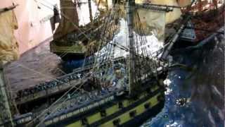 diorama de trafalgar escala 150 parte 1 [upl. by Lacram]