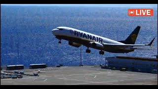 Madeira Airport Live Action LPMA Spotter ✈️ 13112024 [upl. by Lessur34]