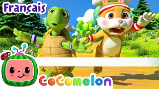 Le lièvre et la tortue  Épisode Complet  CoComelon en Français  Chansons pour bébés [upl. by Enomor]