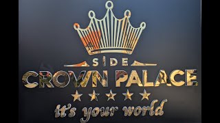 Side Crown 5 Sterne Hotel Bewertung Urlaub Türkei 4K [upl. by Edrahs]