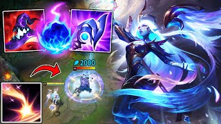 SORAKA BUT I WENT MID FULL AP AND DESTROYED THE ENEMY LANER INSANE POKE BUILD [upl. by Flyn]