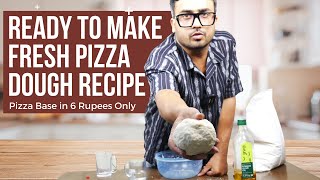 TTTea Pizza Dough Recipe  Pizza dough Flour  Best Easy Pizza Dough  No Mixer or Yeast Proofing [upl. by Anirahc818]