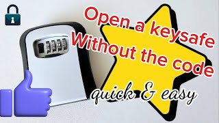 How to Open a Key Safe WITHOUT the Code – Easy Method lockpicking security [upl. by Goldie628]