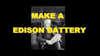 Make a Nickel Iron Battery or Edison battery [upl. by Aronow]