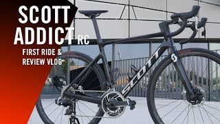 2020 Scott Addict RC First ride review Vlog [upl. by Adnot229]