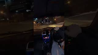 POV drive  night drift run in city on rwd subie [upl. by Klapp]