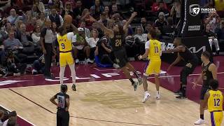 Bronny James knocks down his first basket in the NBA 🙌  NBA on ESPN [upl. by Bishop]