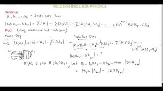 Inclusion Exclusion Principle Proof and Example [upl. by Isma]