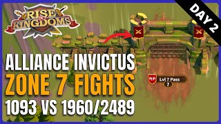 1093 vs 19602489 Zone 7 Fights KvK Watch Party Day 2 Rise of Kingdoms [upl. by Bywoods]