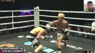 jhon riel Casimere vs Saul Sanchez full fight 2024 boxing casimeroknockouthighlights [upl. by Zzabahs]