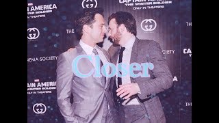 【EVANSTAN】Closer Sebastian Stan amp Chris Evans best moments 2017 [upl. by Siwel175]