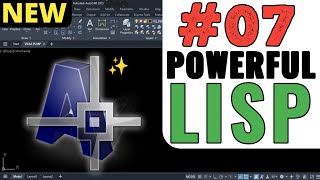 quot07 Powerful AutoCAD LISP Routines  CAD Tutorialsquot [upl. by Dnalra]