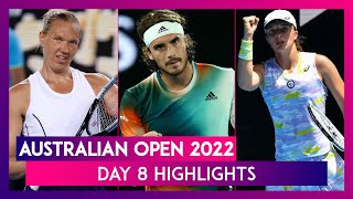 Australian Open 2022 Day 8 Highlights Top Results Major Action From Tennis Tournament [upl. by Eiramrebma]