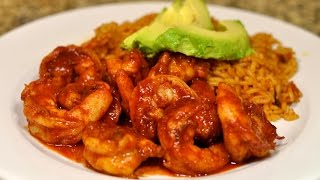 Spicy Mexican Shrimp with Chipotle Recipe  Camarones ala Diabla con Chipotle [upl. by Harias]