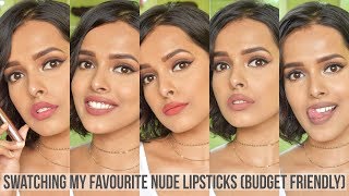 14 BEST Nude Lipsticks for INDIANMEDIUM Skintone [upl. by Coonan988]