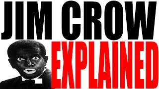 Jim Crow and Americas Racism Explained [upl. by Peppi]