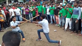 Lathi khel fight to fight moharram in jhalda purulia [upl. by Nosreffej]