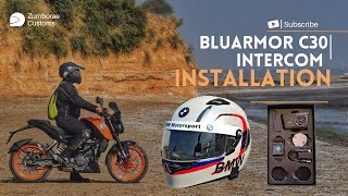 Bluarmor Intercom Installation BluArmor BMW zumboraecustoms intercom bluarmor [upl. by Susie]