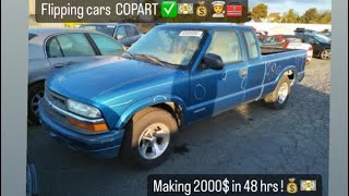 EASY MONEY flipping cars using COPART auction Ep1 [upl. by Ahtennek528]