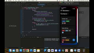 Portfolio App using SwiftUI swiftui swiftuitutorial ios [upl. by Goldenberg]