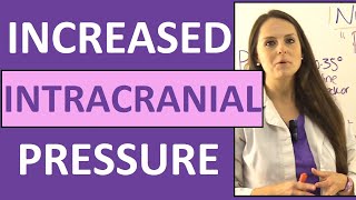 Increased Intracranial Pressure Nursing Pathophysiology NCLEX Symptoms Cerebral Perfusion Pressure [upl. by Boutis935]