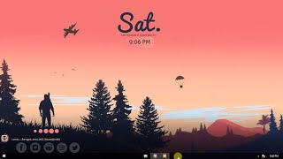 Minimalist Rainmeter Skins  Make Your Windows Look Minimalist [upl. by Ellehsim]