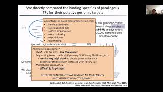 Divergence in DNA Specificity among Paralogous  Raluca Gordan and Ning Shen  ISCBacademy [upl. by Adlesirhc]