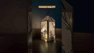 Christmas Lamp DIY 😍 christmas [upl. by Anirroc]