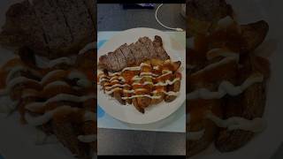 AIR FRYER STEAK amp WEDGES [upl. by Noirda858]