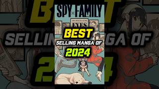 Top 10 Best Selling Mangas Of 2024 According to sold copies manga shorts [upl. by Nenerb]