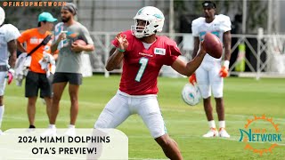 2024 Miami Dolphins OTA’s Preview [upl. by Assirod375]