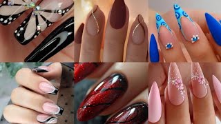 Unique Acrylic Nails Design 2024 [upl. by Jew725]