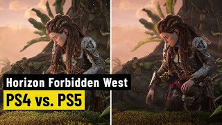 Horizon Forbidden West  PS4 vs PS5  Technikcheck [upl. by Verlee481]