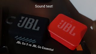 jbl go 3 vs jbl go essential [upl. by Enohpesrep]