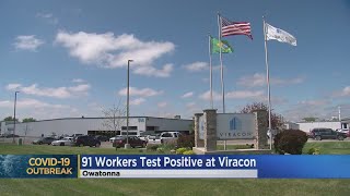 91 Workers Test Positive For COVID19 At Viracon [upl. by Oivalf]