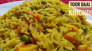 Toor daal ki masala Khichdi  बहुत ही स्वादिष्ट मसाला खिचड़ी तुर दाल का [upl. by Ecirtram]