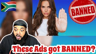 AMERICAN REACTS TO 5 South African Adverts That Were Banned 🇿🇦 [upl. by Aititil]