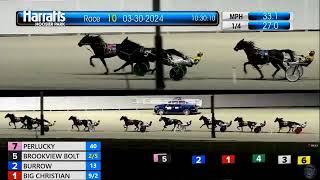 Brookview Bolt  Wins at Hoosier Park 33024 [upl. by Munt]