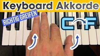 Keyboard Akkorde richtig greifen [upl. by Wittie]