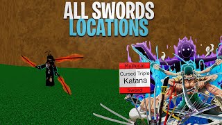 All Swords Locations in Blox Fruits  Second Sea [upl. by Eelitan]