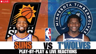 Phoenix Suns Vs Minnesota Timberwolves🏀NBA Playoffs Game 2 Live Stream Reactions [upl. by Nivloc]