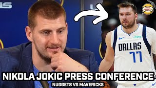 Nikola Jokic on Evaluating His Game After MOSTER 371815 Game vs Mavs [upl. by Fox573]